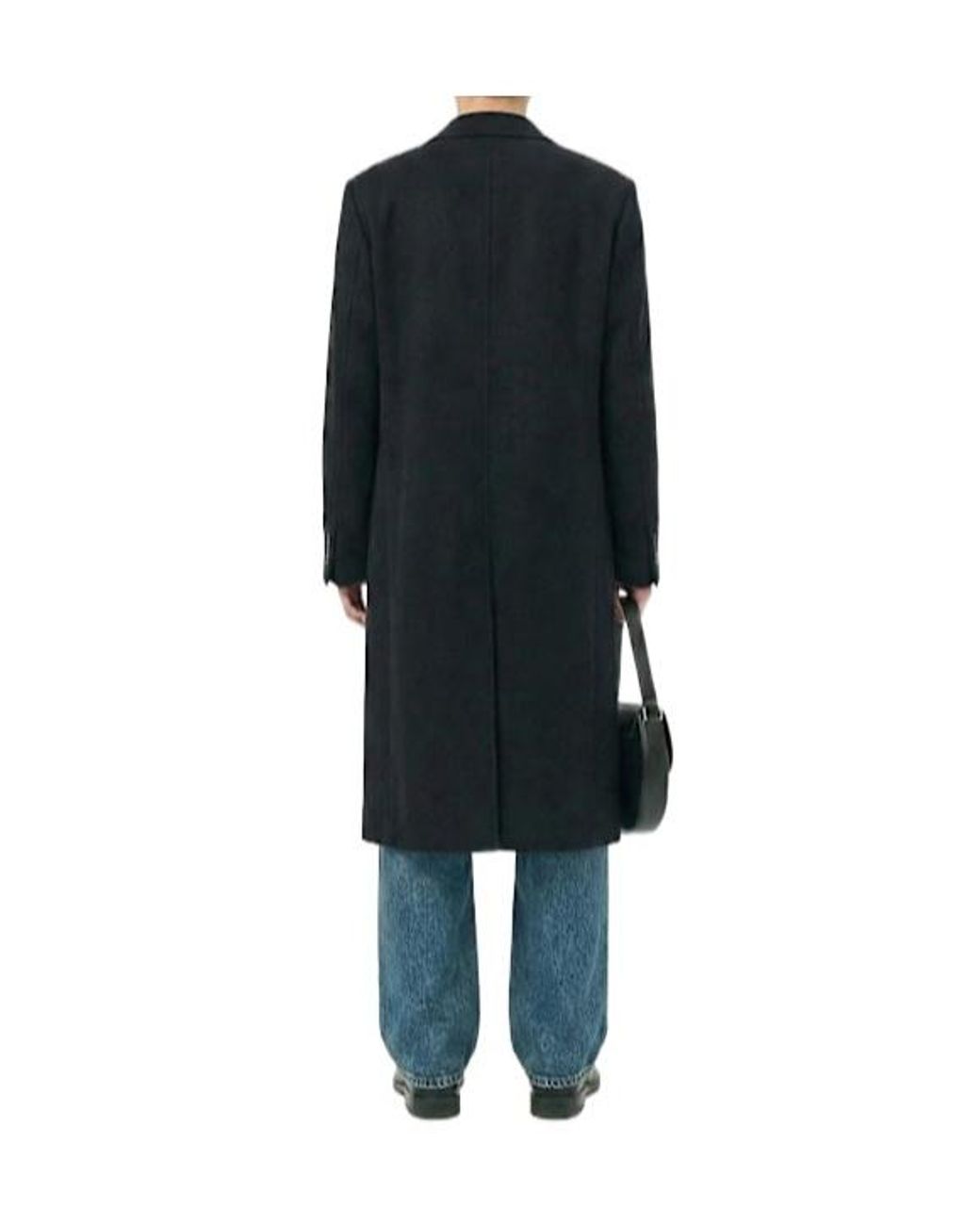 Our Legacy Black Wool Blend Overcoat for men