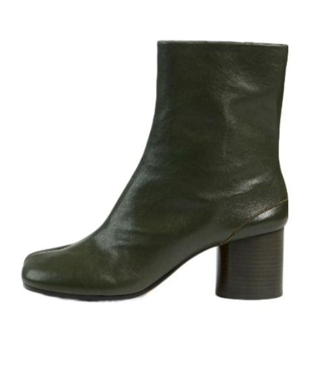 Maison Margiela Green Tabi Ankle Boots