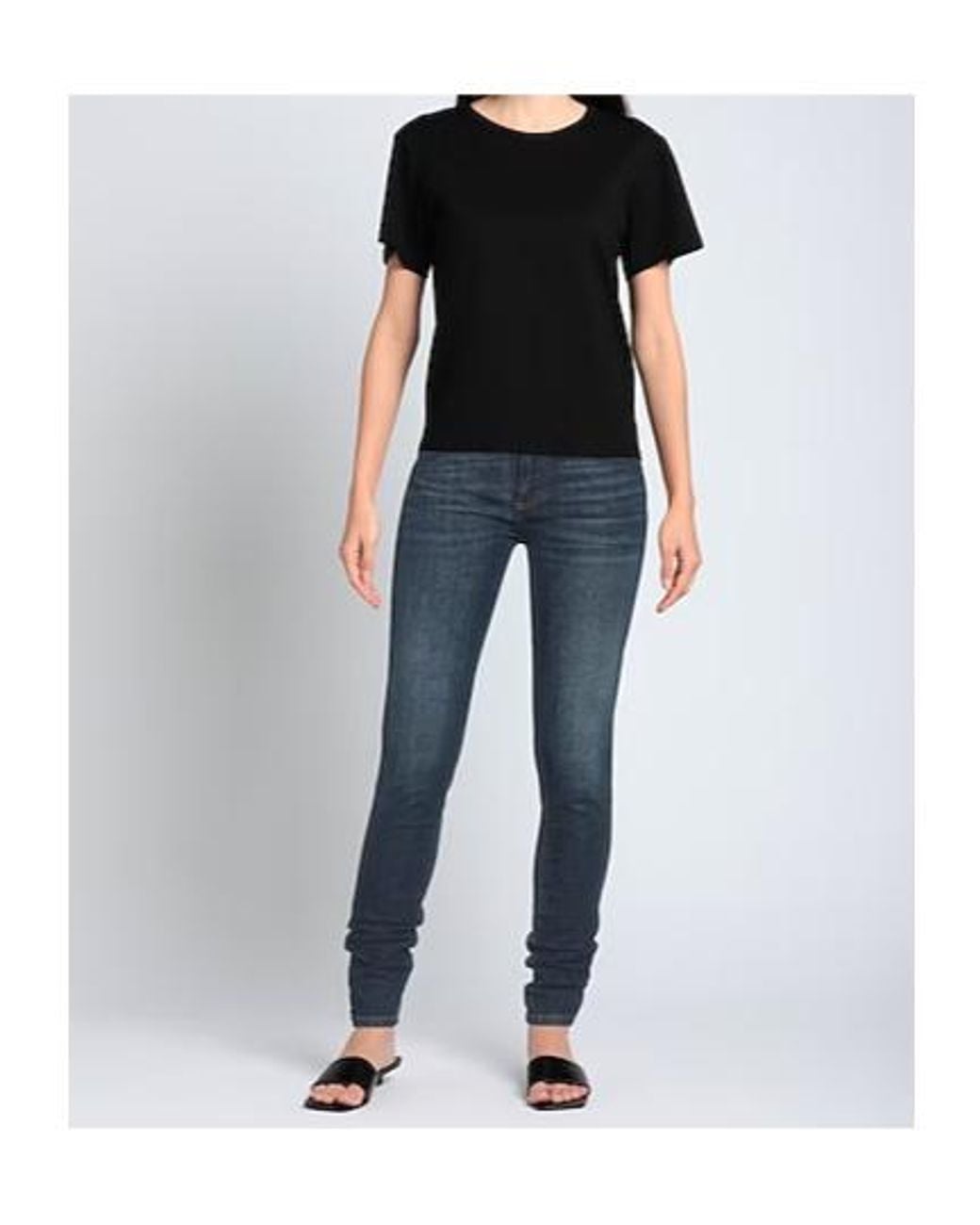 Sportmax Blue Denim Trousers