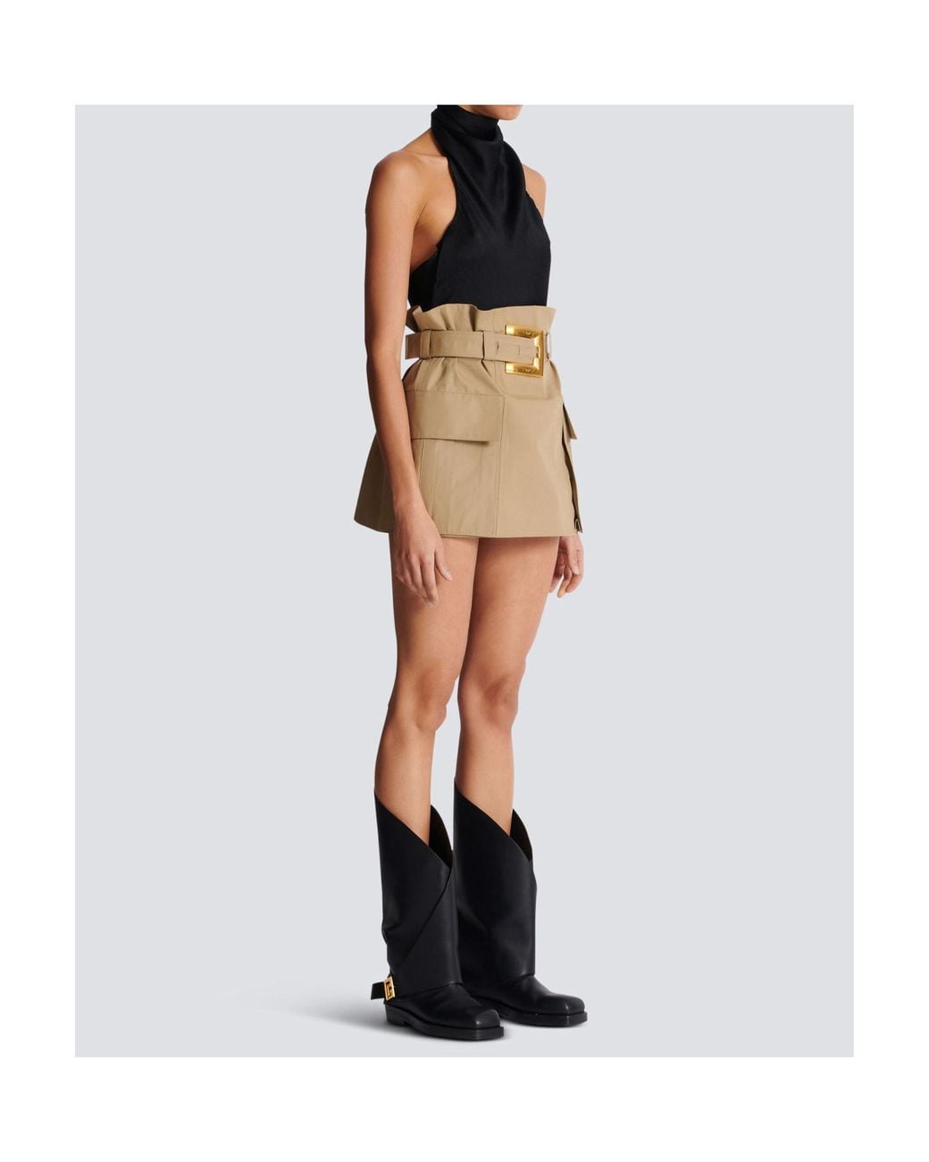 Balmain Natural Short Skirts