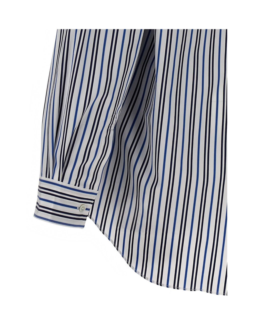 Comme des Garçons Blue Comme Des Garçons Shirt Striped Buttoned Shirt for men