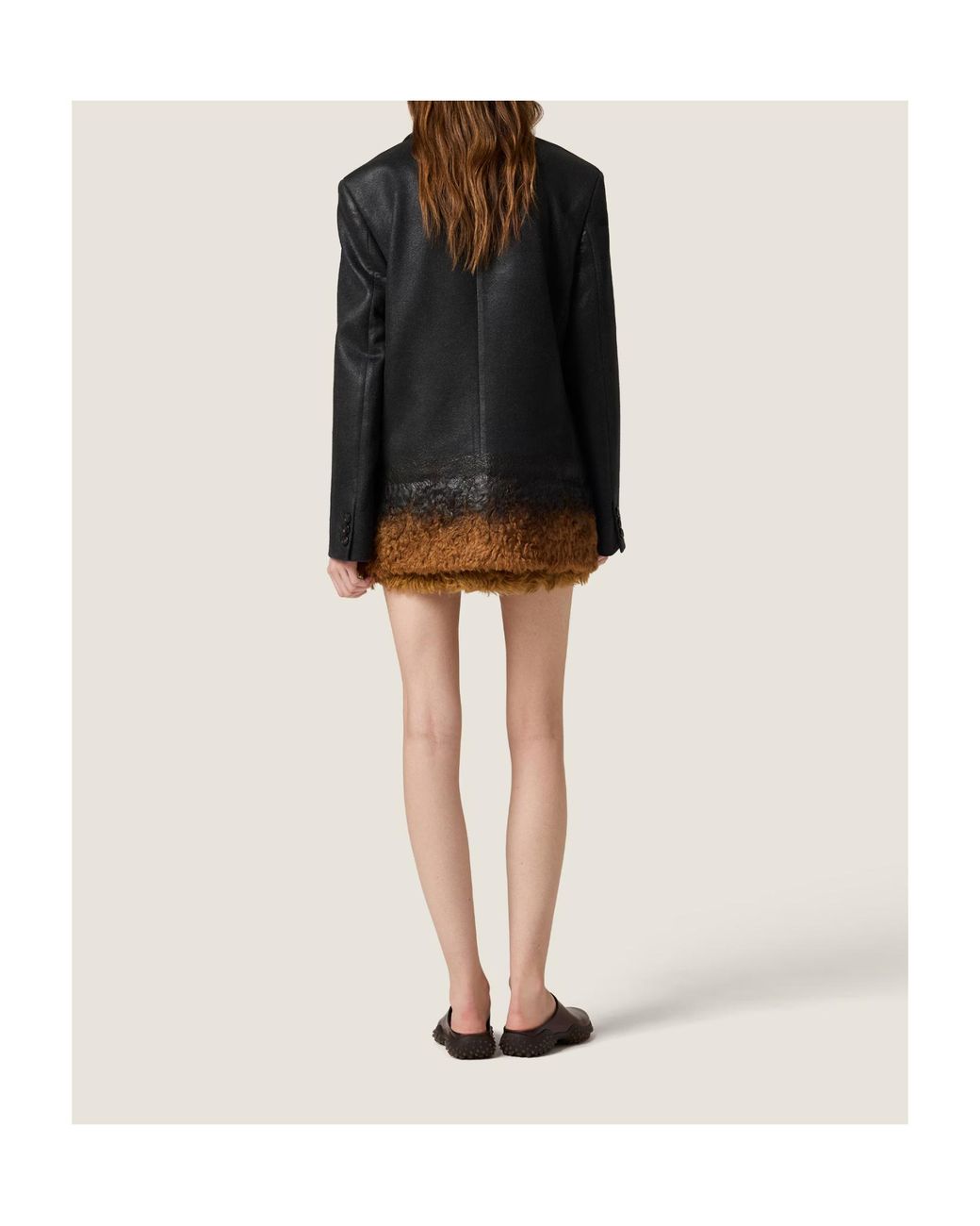 Miu Miu Black Single-Breasted Jacket
