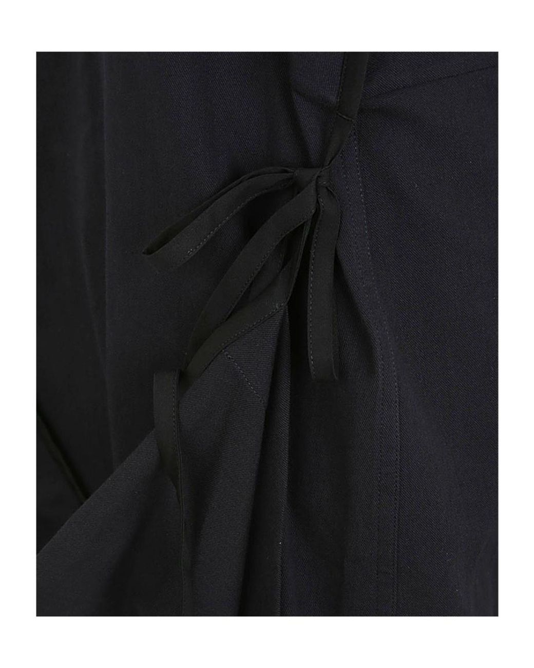Lemaire Blue Sleeveless Wrap Dress