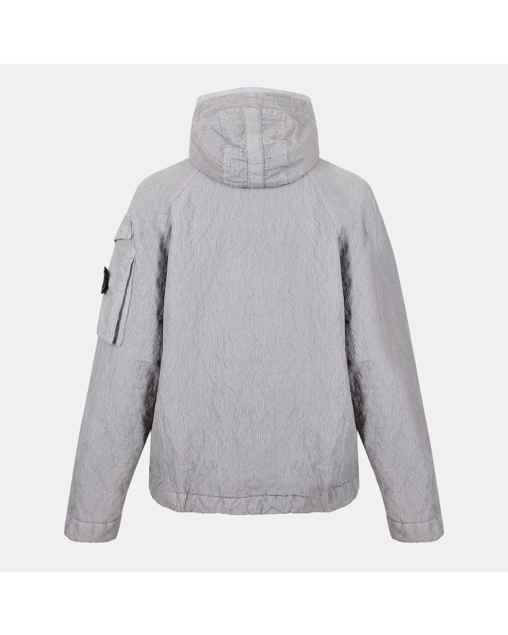 Stone Island Gray Solid Casual Jacket for men