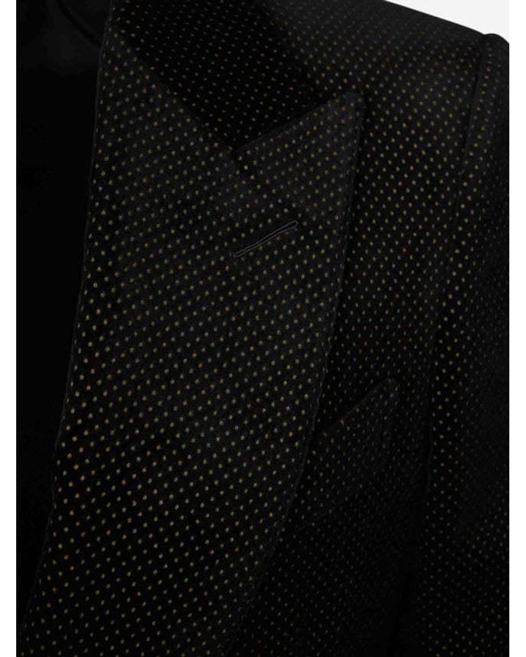 Tom Ford Black Dylan Single-Breasted Tailored Blazer for men