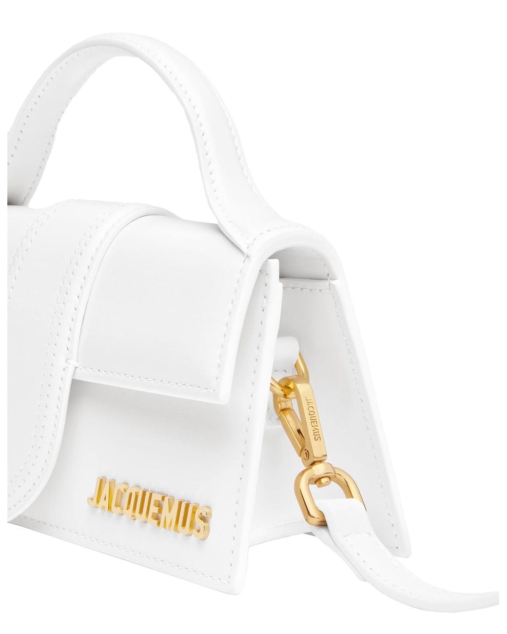 Jacquemus White Mini Top Handle Shoulder Bag