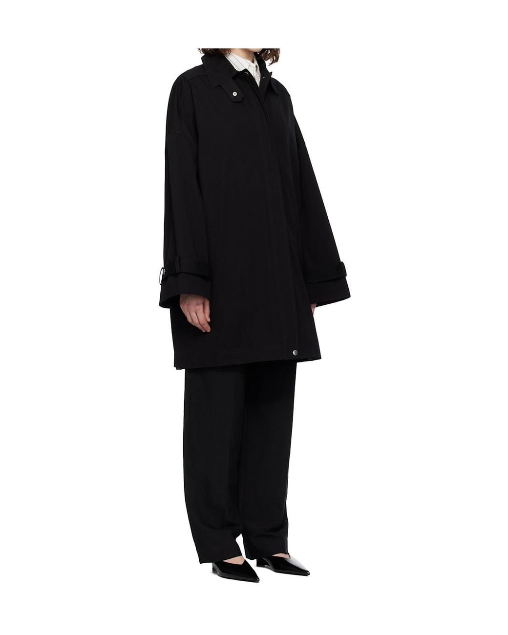 Totême  Blue Totême Oversized Trench Jacket