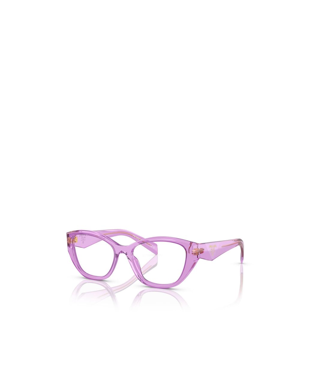 Prada Pink Eyewear Cat-Eye Glasses