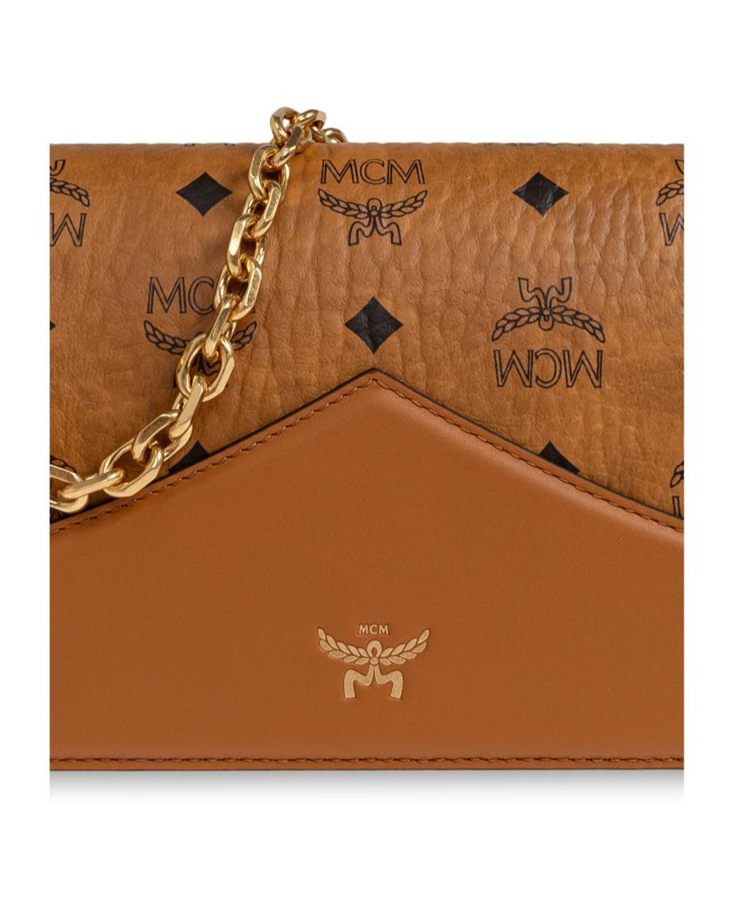 MCM Brown Diamond Shoulder Bag