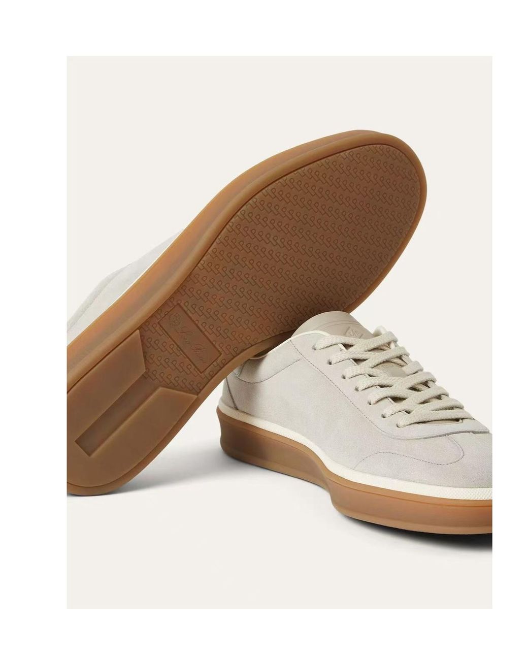 Loro Piana White Tennis Walk Sneaker for men