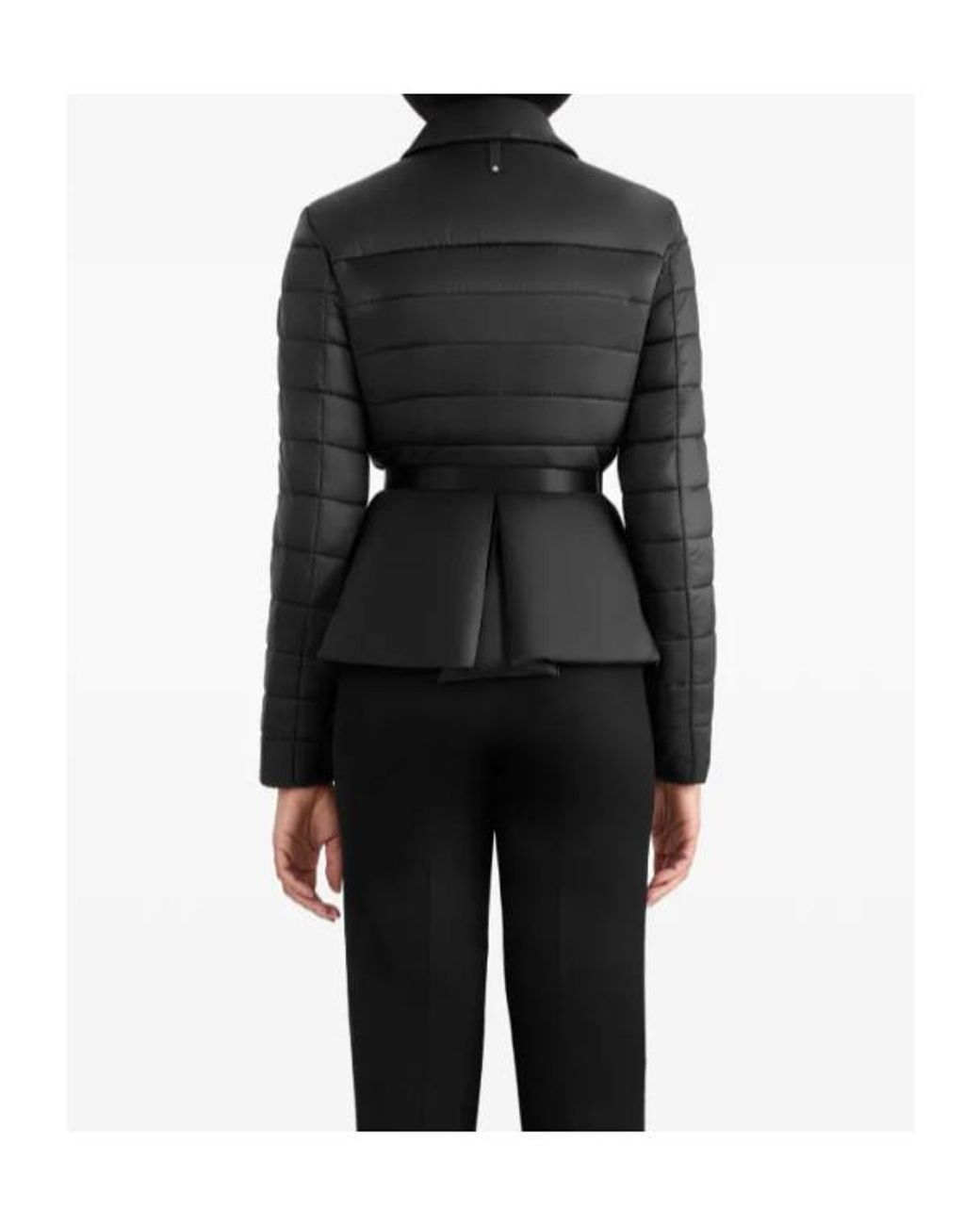 Mackage Black Serafina Belted Quilted Jacket