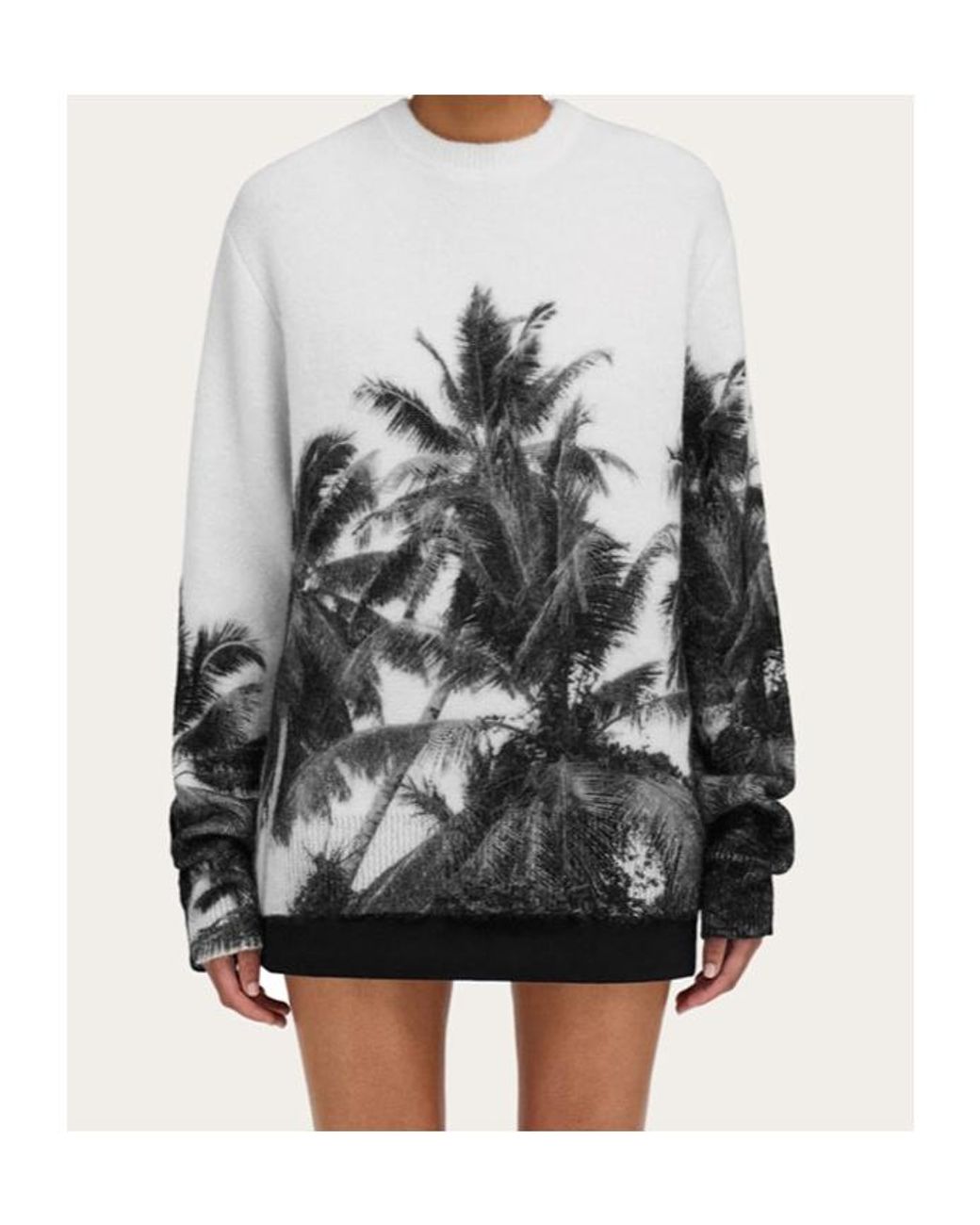 Ferragamo Gray Trinidad Print Pullover