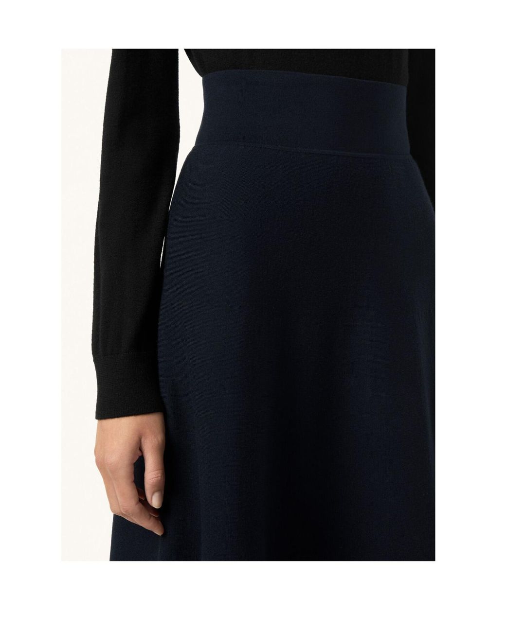 Loro Piana Blue Touch Royal Lightness Skirt