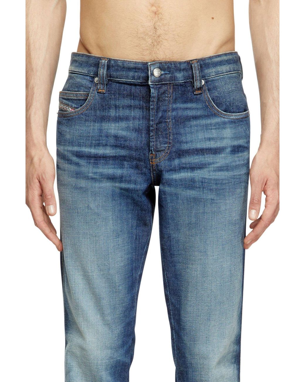 DIESEL Blue Slim Jeans 1993 D-Vyl 0Dbei for men