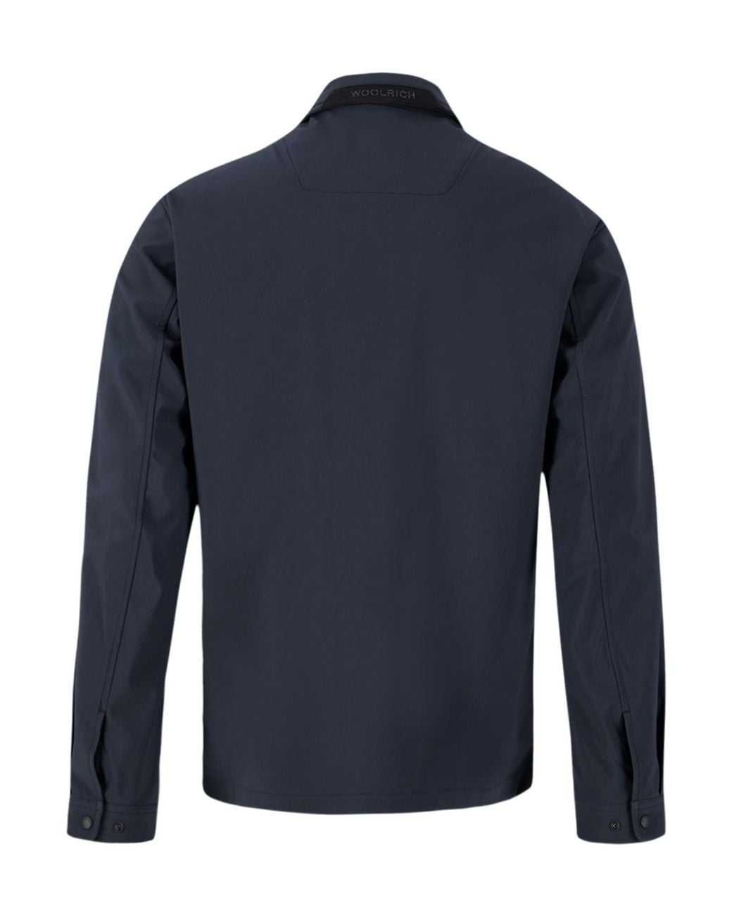 Woolrich Blue Zip-Up Long-Sleeved Jacket for men