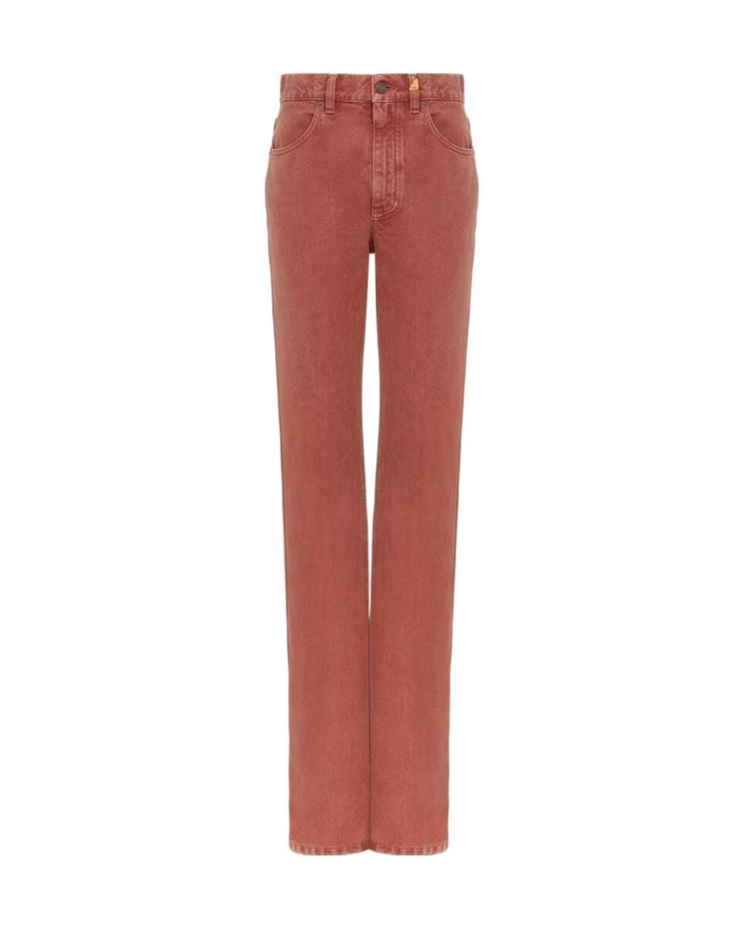 Chloé Red Chloé Straight-Leg Jeans