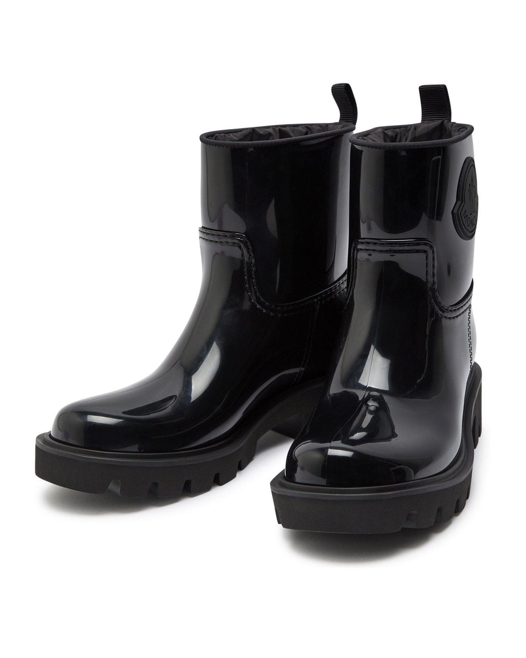 Moncler Black Waterproof Wellingtons