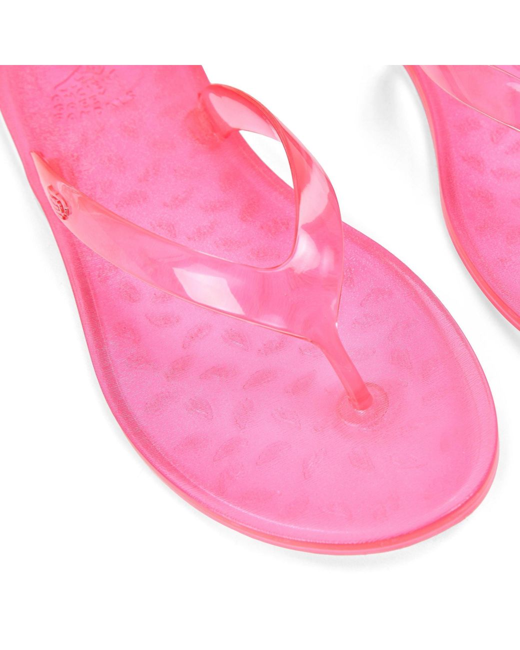 Ancient Greek Sandals Pink Solid Color Flip Flops
