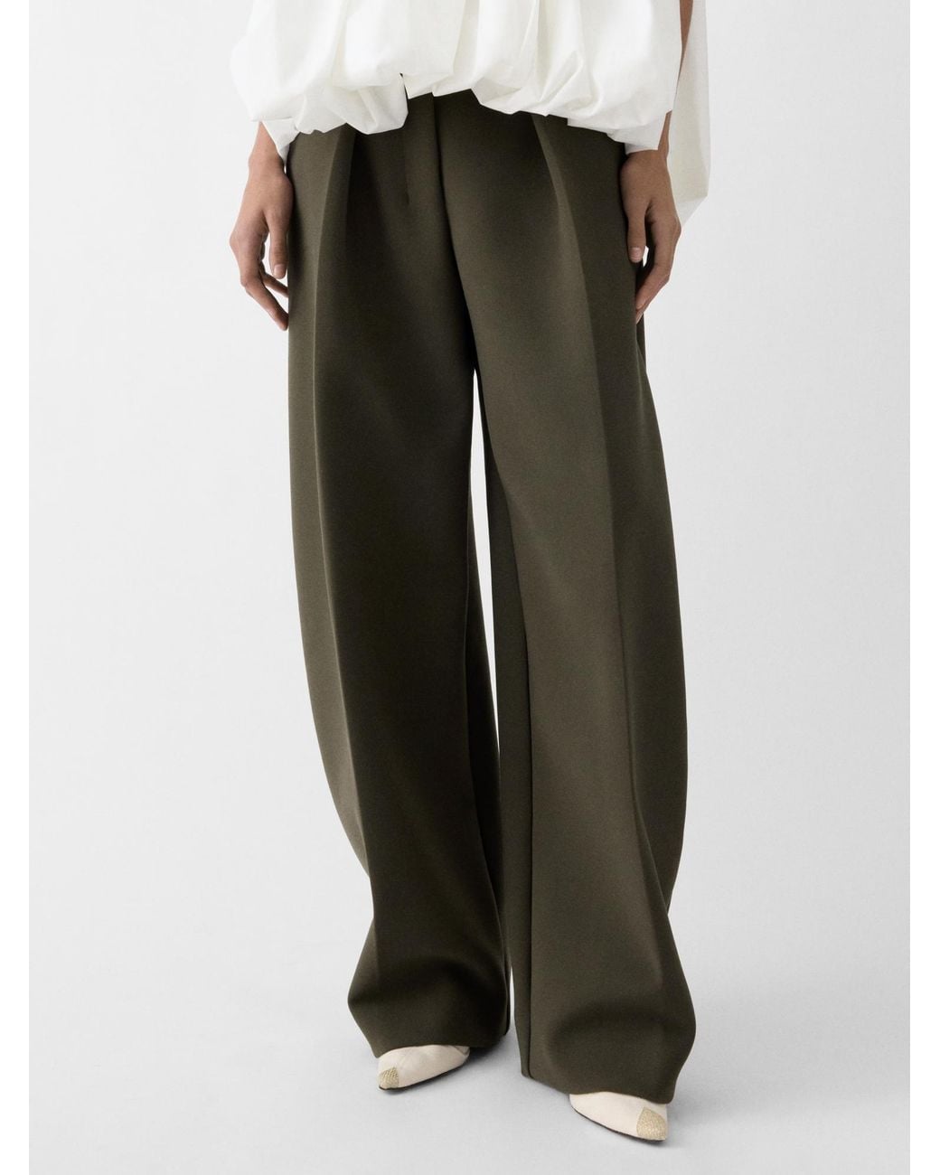 Jacquemus Green The Ovalo Trousers