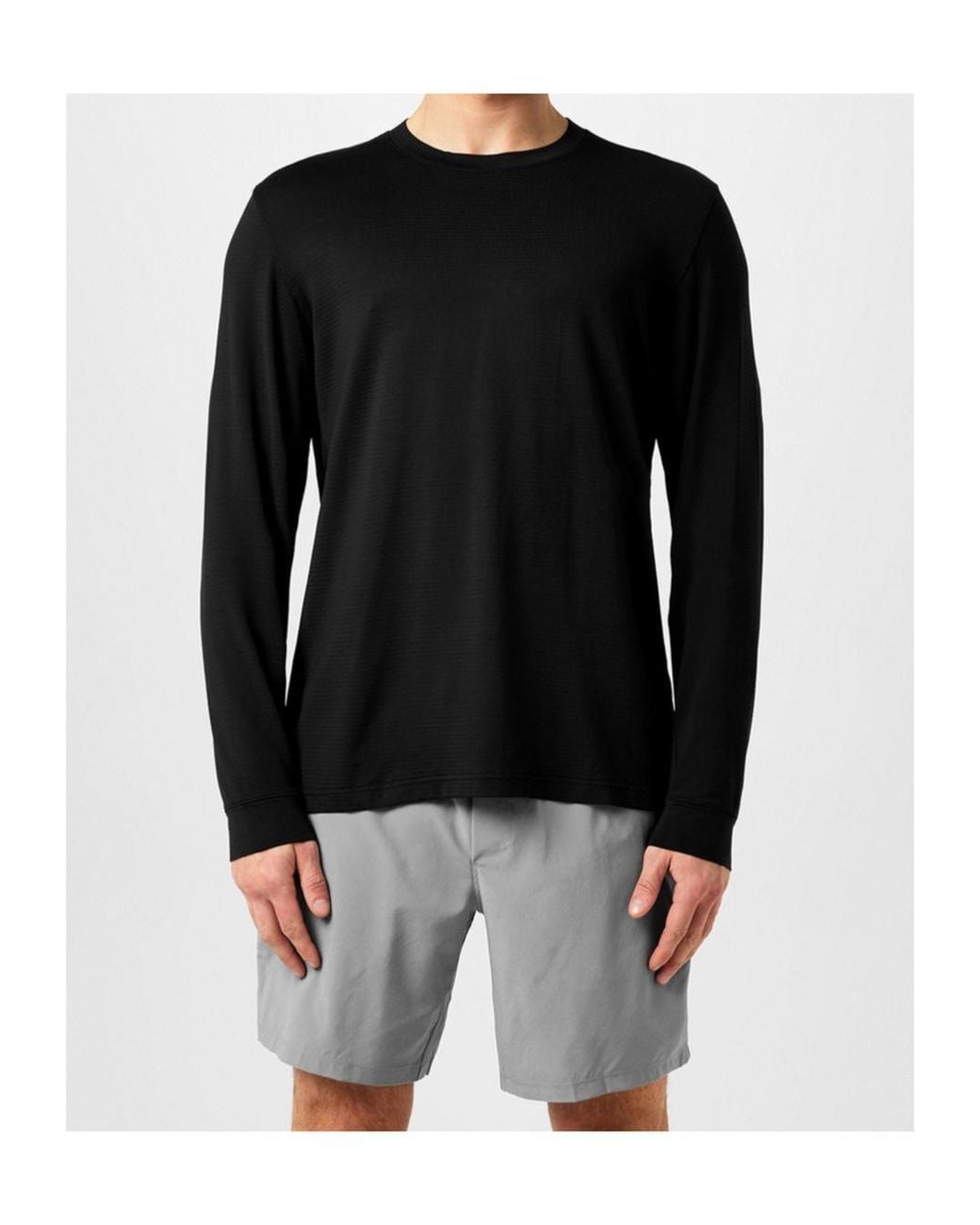 lululemon athletica Blue License To Train Long Sleeve Shirt for men