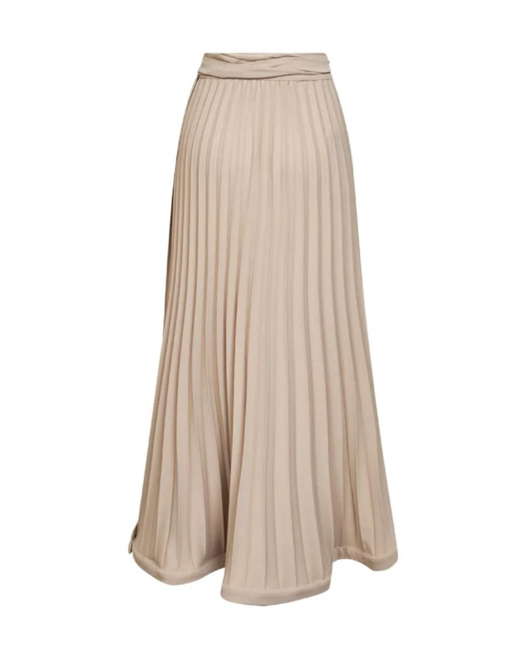 P.A.R.O.S.H. Natural Pleated Skirt