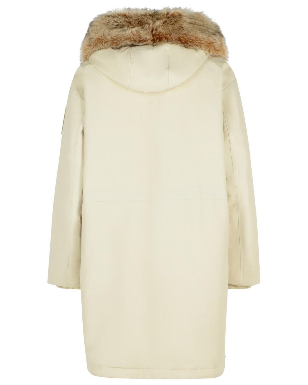 Moose Knuckles Natural Dawson Faux Fur Hooded Parka for men
