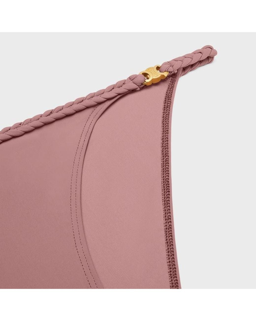 Céline Pink Triomphe Swimsuit Bottom