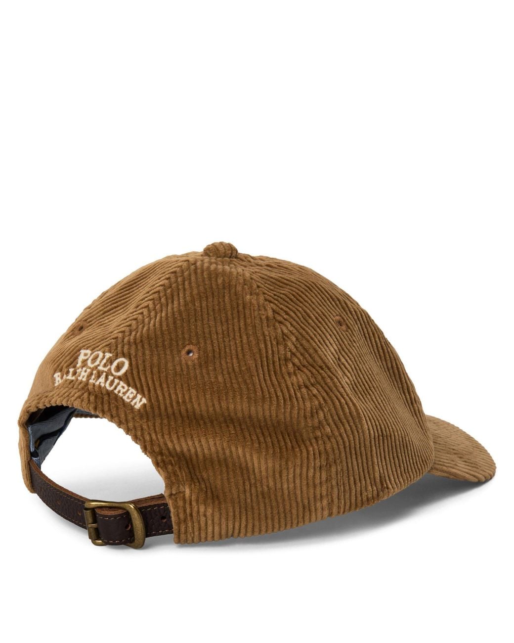 Polo Ralph Lauren Brown Corduroy Baseball Cap for men