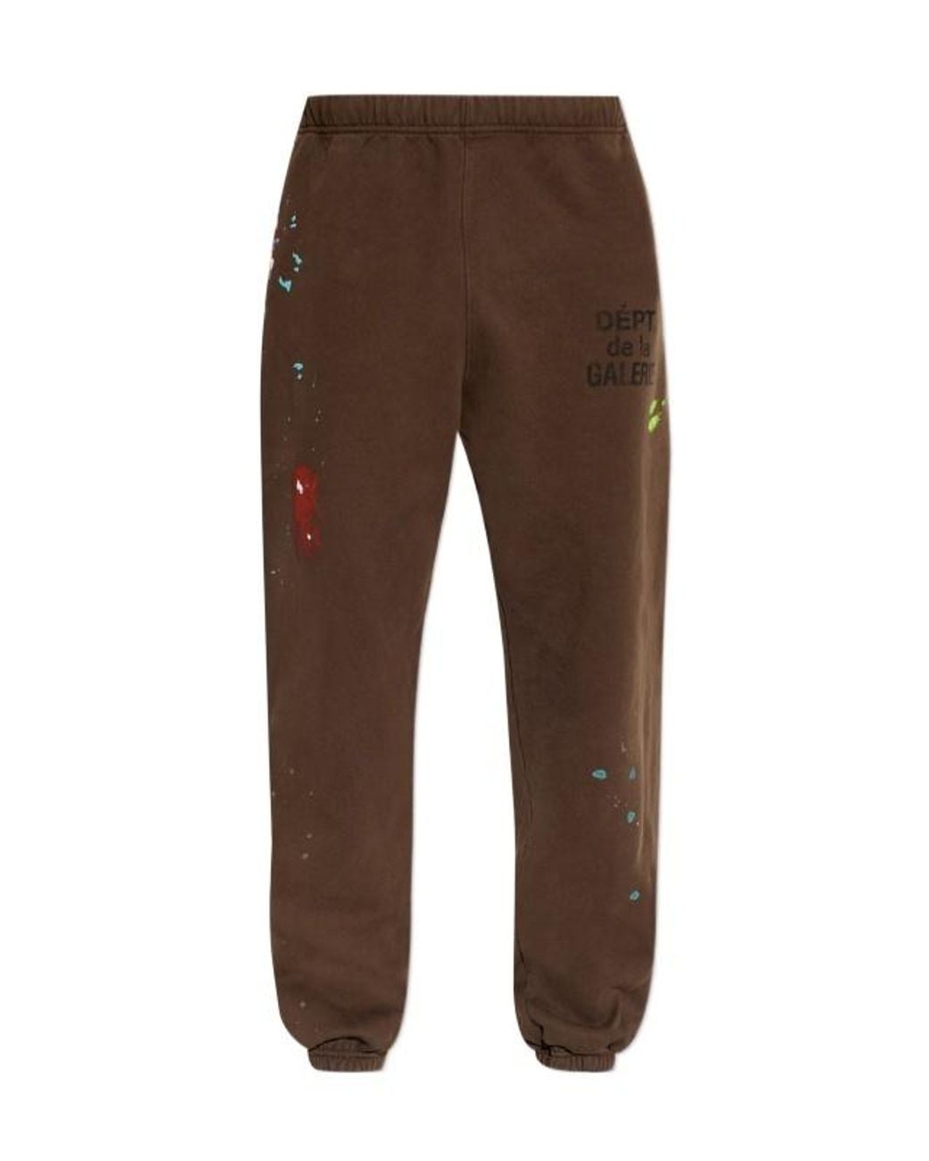 GALLERY DEPT. Brown Printed Sweatpants for men
