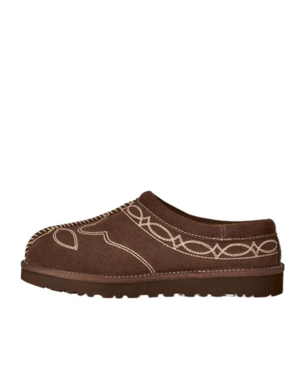 Ugg Brown Tasman Western Round-Toe Slippers