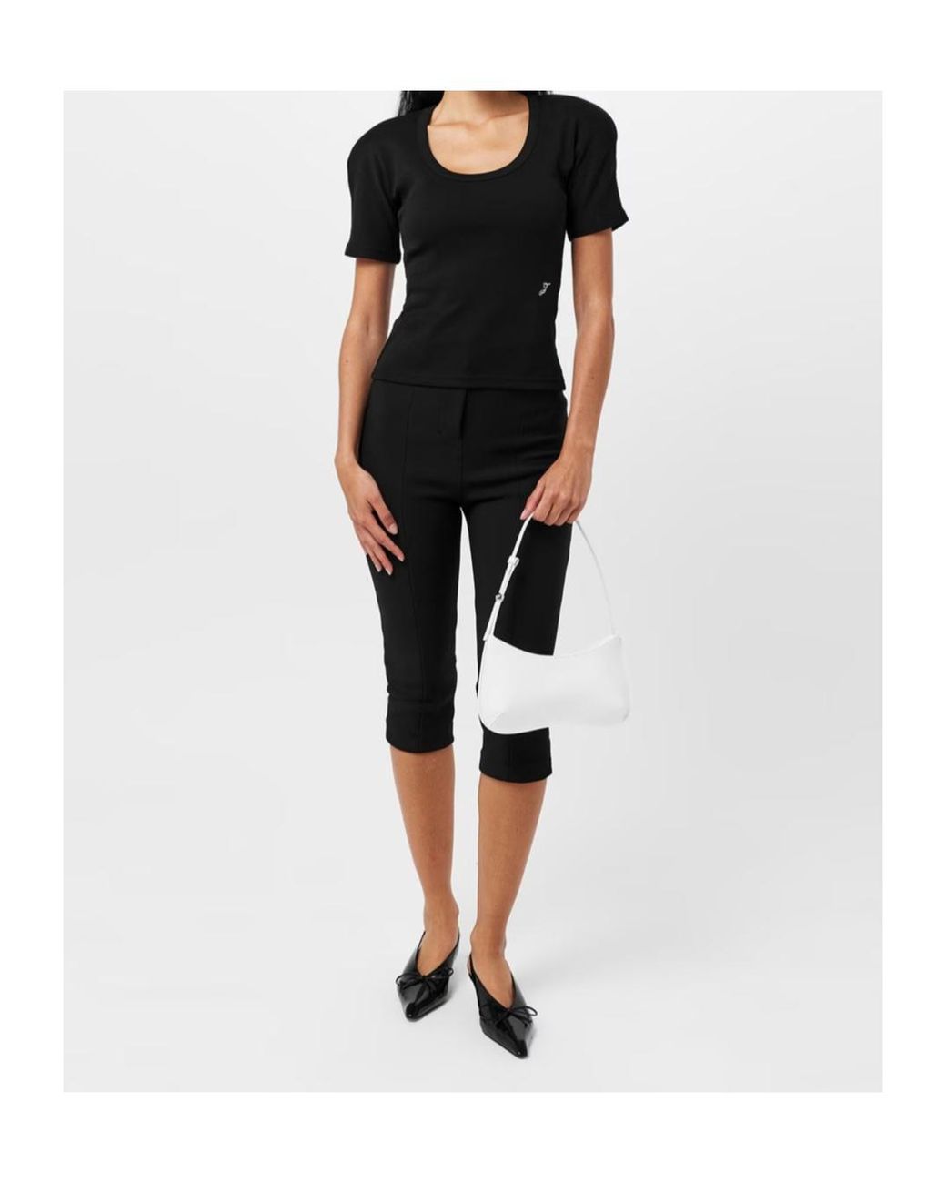 Jacquemus Black Short-Sleeved T-Shirt