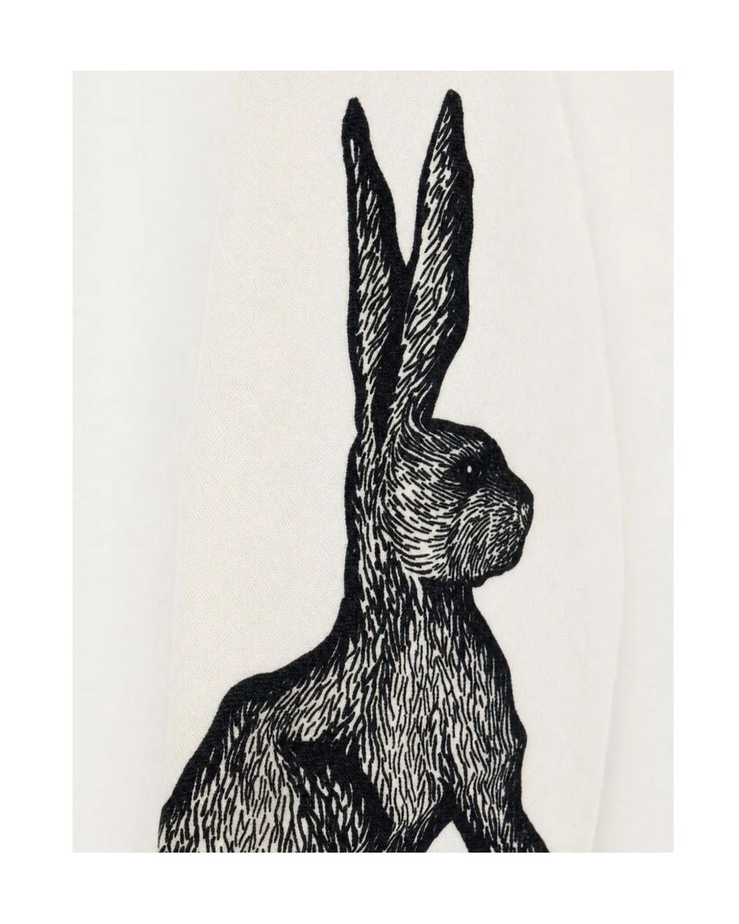 Paul Smith White Rabbit-Print Shirt for men