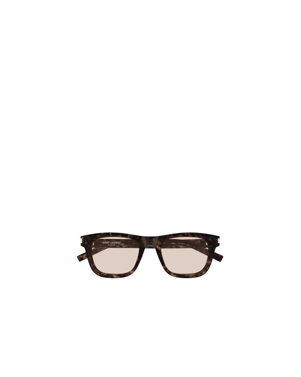 Saint Laurent White Eyewear Square Frame Sunglasses
