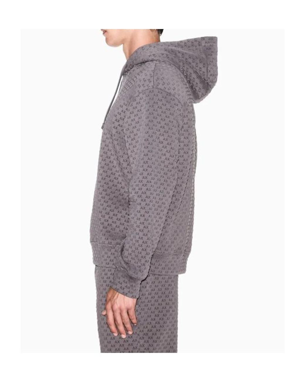 ARMANI EXCHANGE Gray Sweatshirt With Regular Fit for men