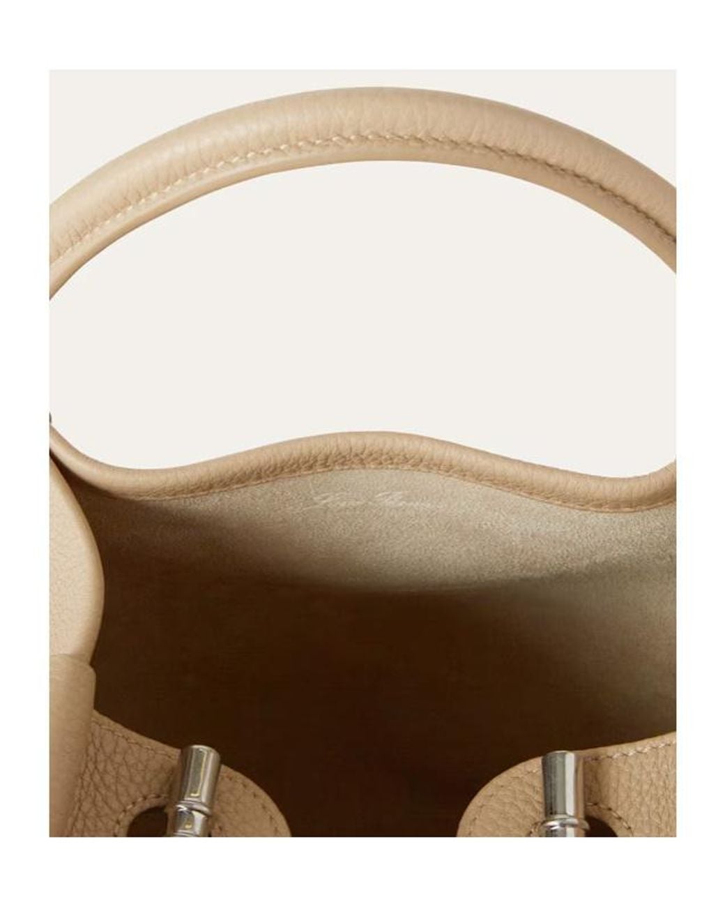 Loro Piana Natural Bale Small Tote Bag