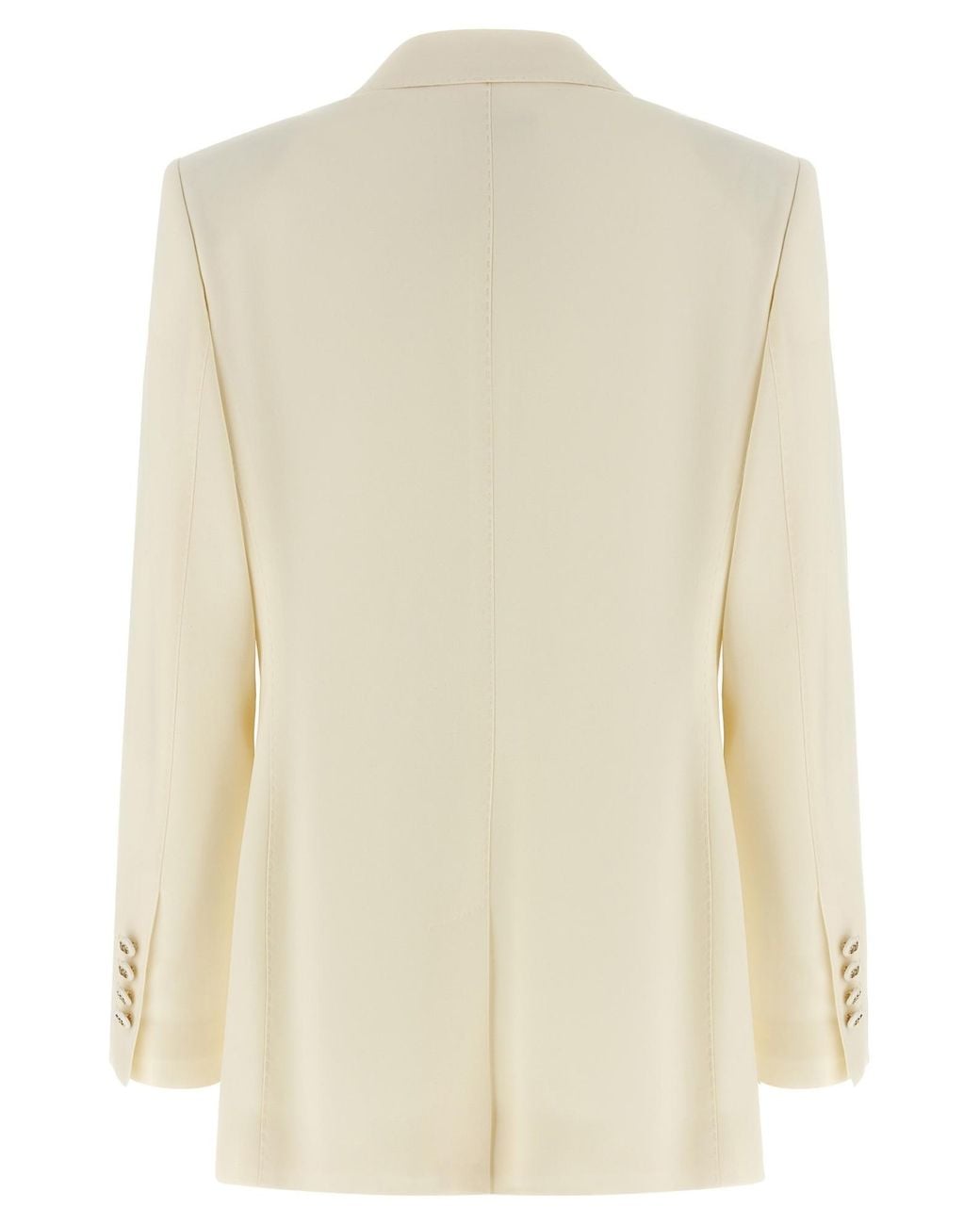 Dolce & Gabbana Natural Turlington Single-Breasted Blazer
