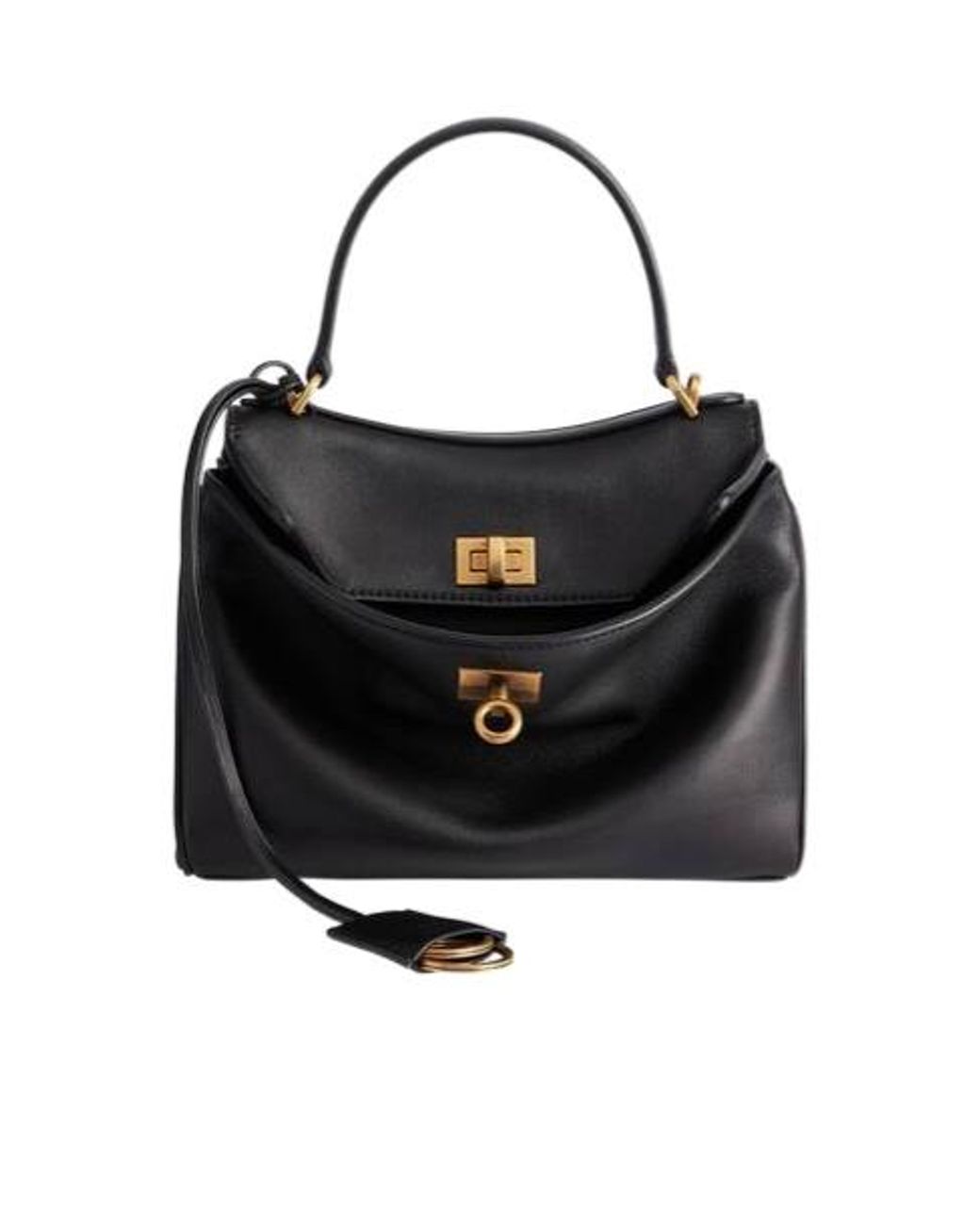 Balenciaga Black Rodeo Mini Top Handle Bag