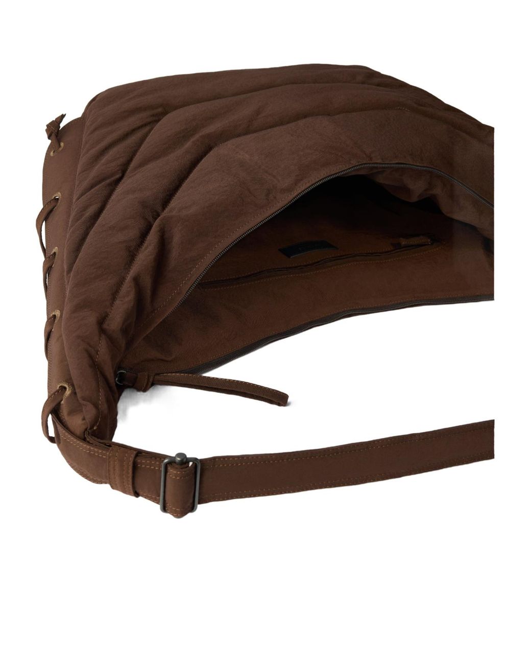Lemaire Brown Large Soft Game Bag for men