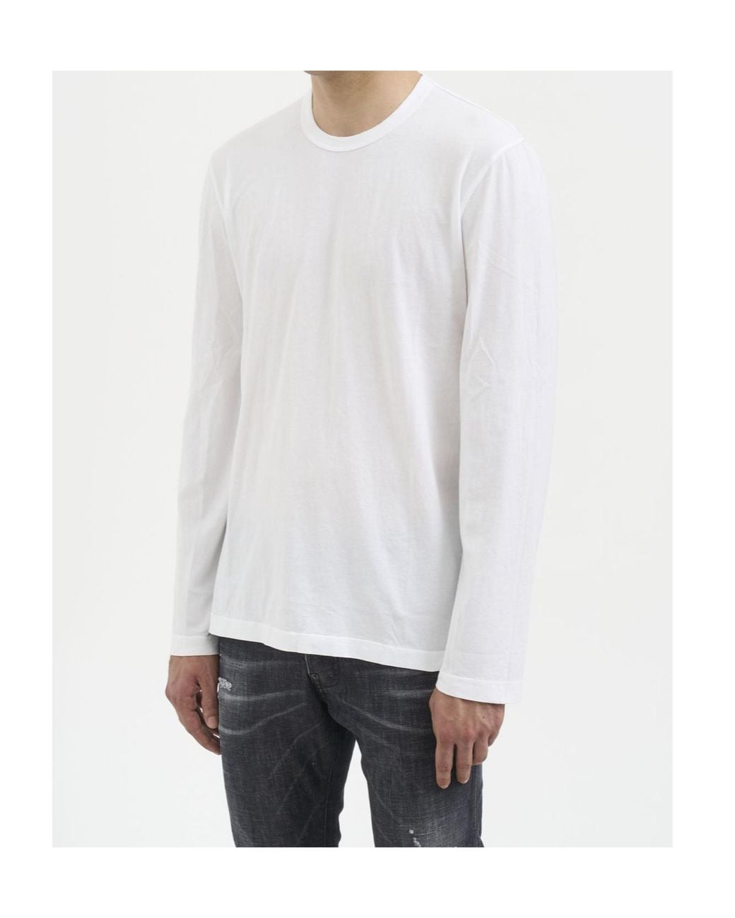 James Perse White Logo T-Shirt for men