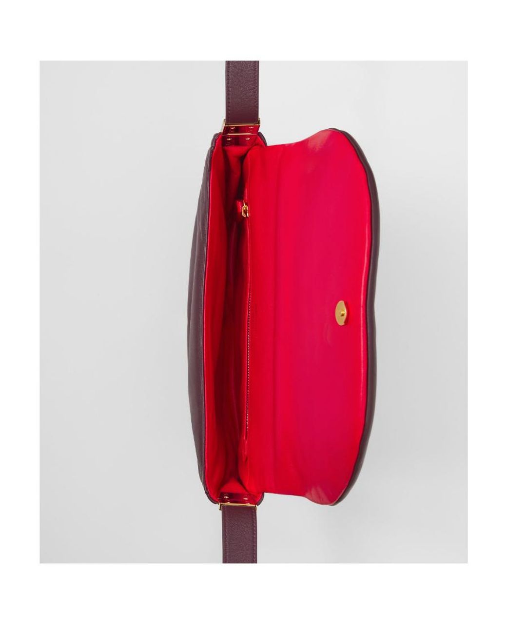 Burberry Purple Small Olympia Shoulder Bag