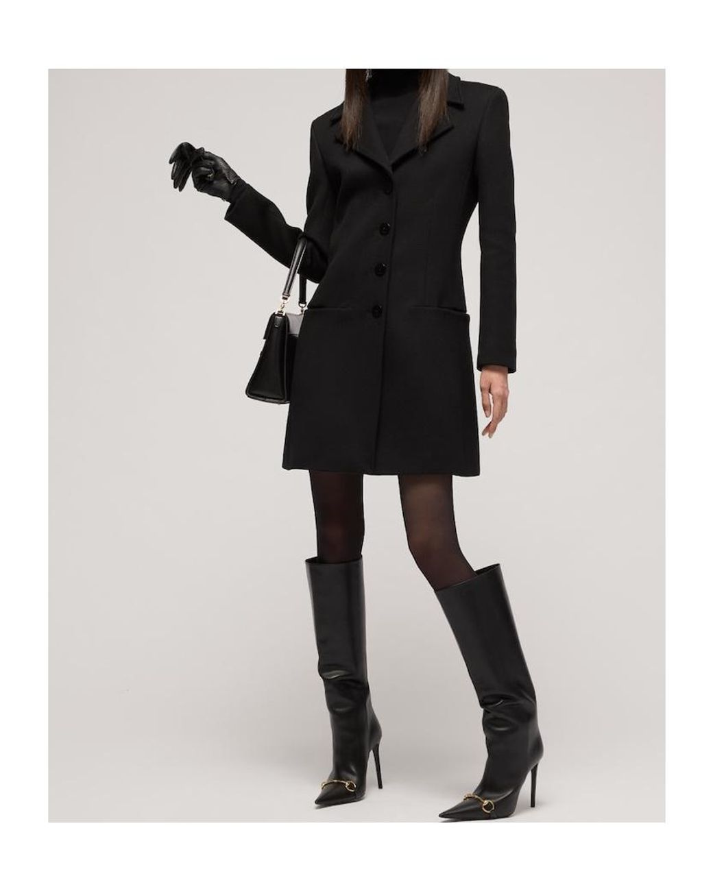 Gucci Black Coat With Tag