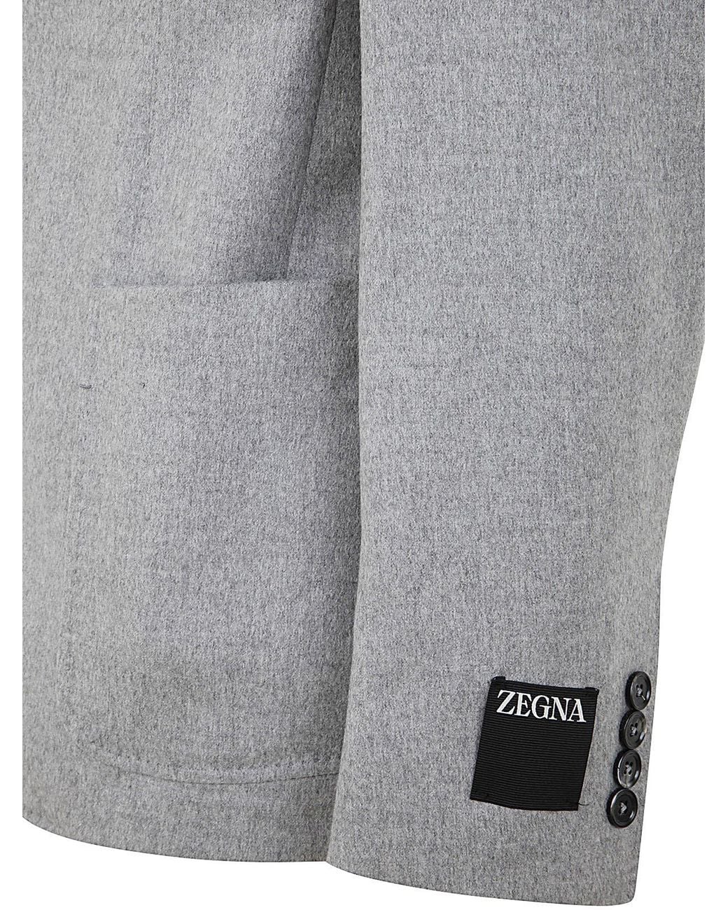 Zegna Gray Simple Suit for men
