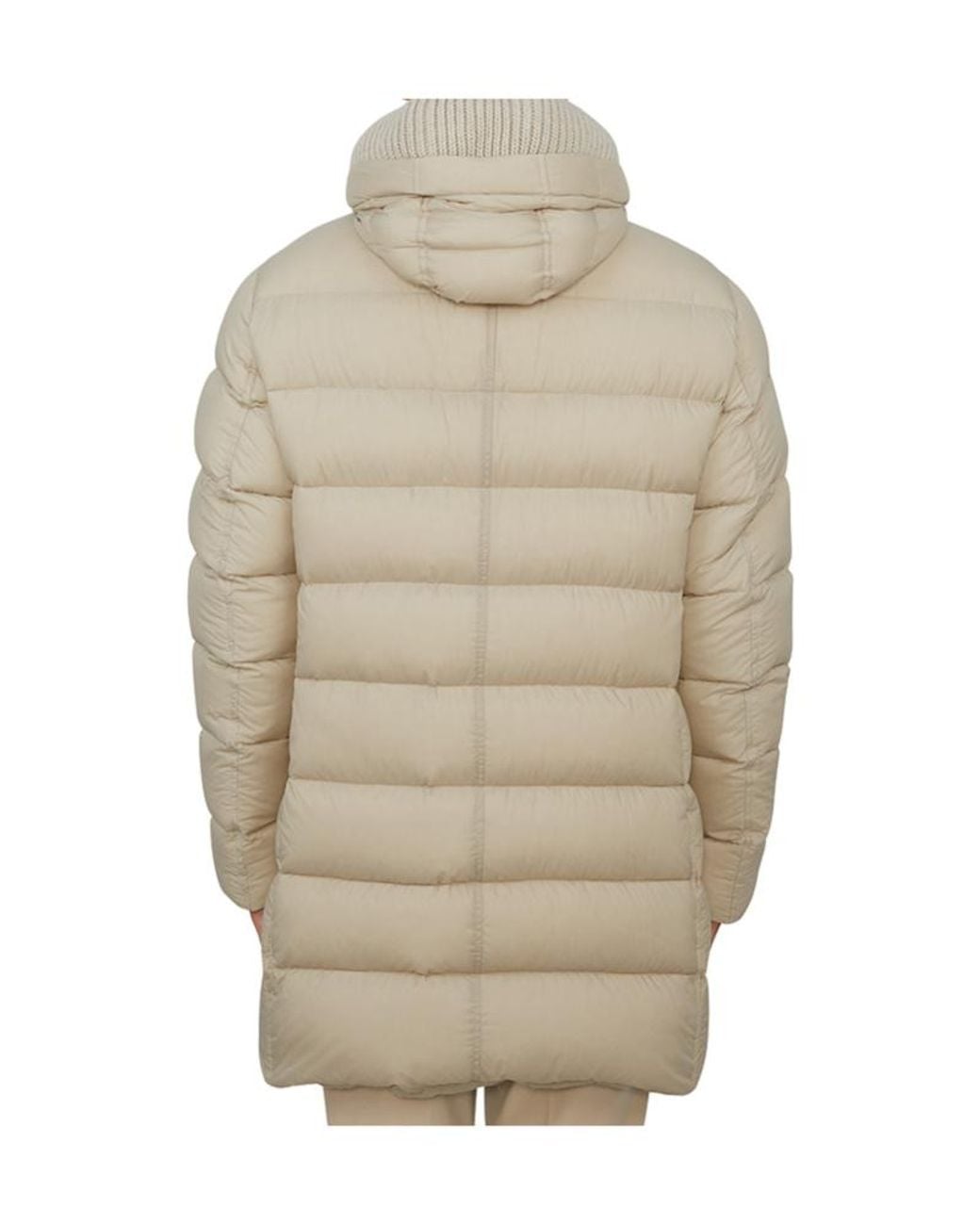 Herno Natural Long-Sleeved Down Jacket for men