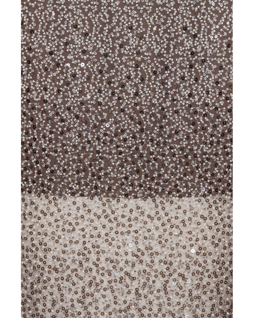 ROTATE BIRGER CHRISTENSEN Gray Sequin Embellished Maxi Skirt
