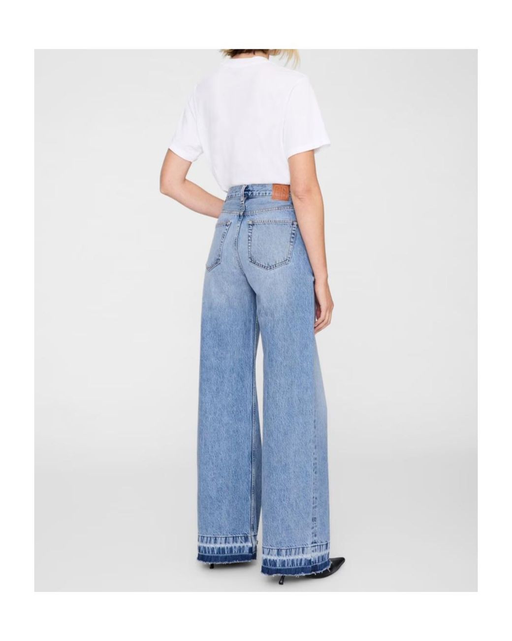 Anine Bing Blue Lewis Bootcut Jeans