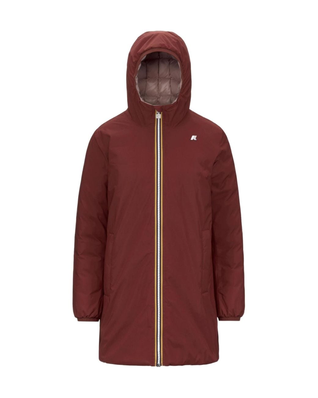 K-Way Red Sophie Hooded Reversible Parka