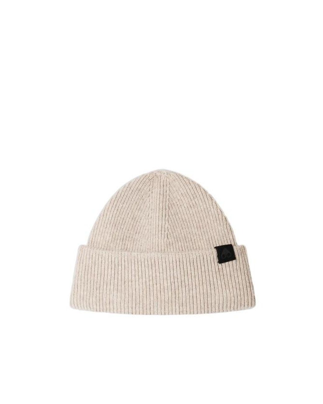 Moose Knuckles Natural Neige Beanie for men