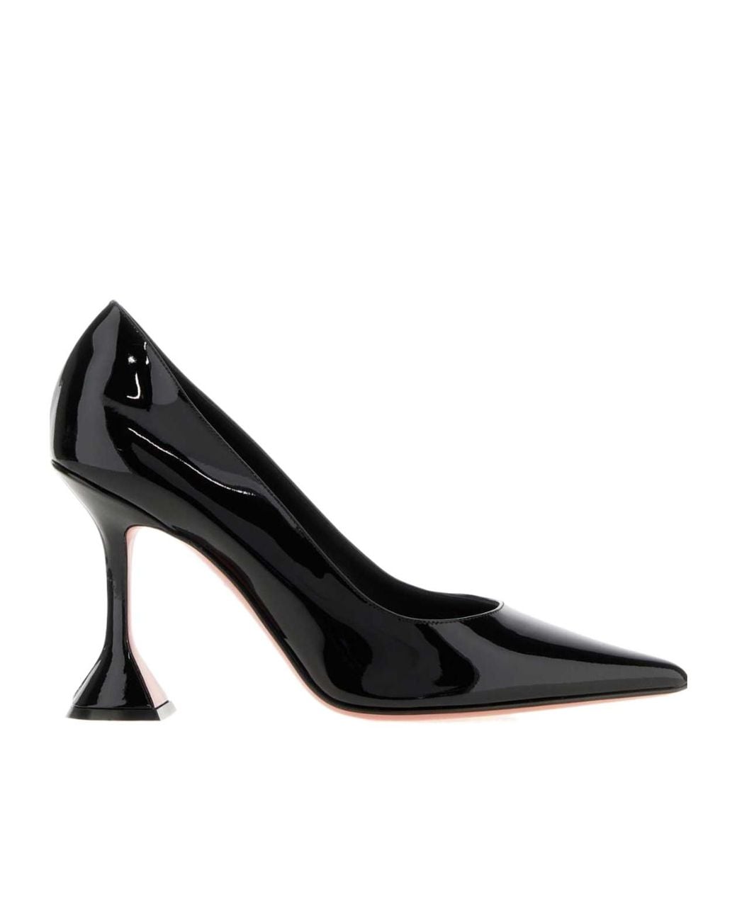 AMINA MUADDI Black Pointed-Toe High Heels
