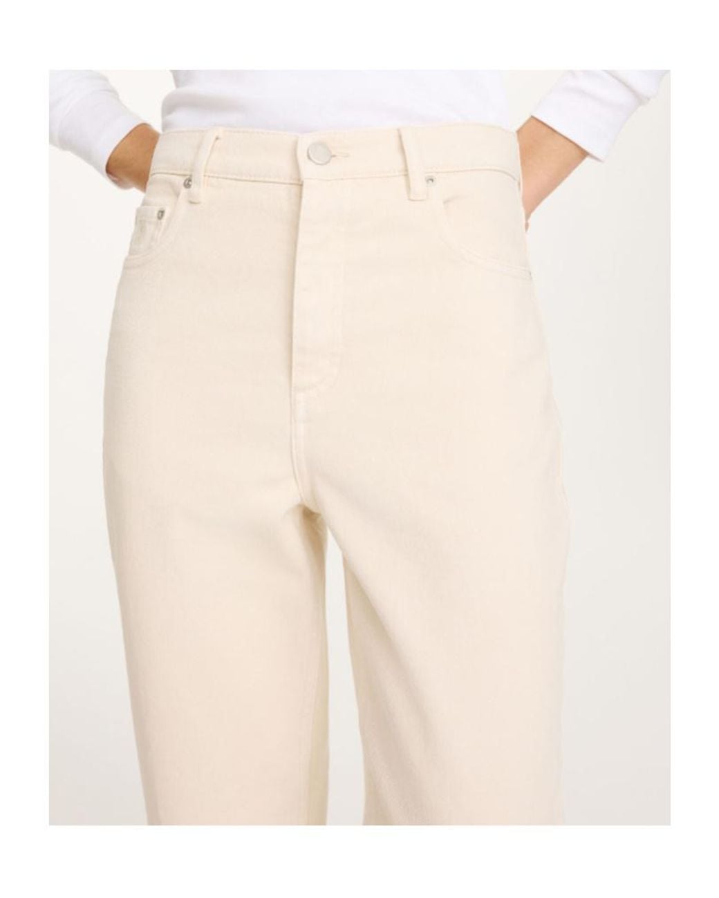 By Malene Birger Natural Chicago Straight-Leg Jeans