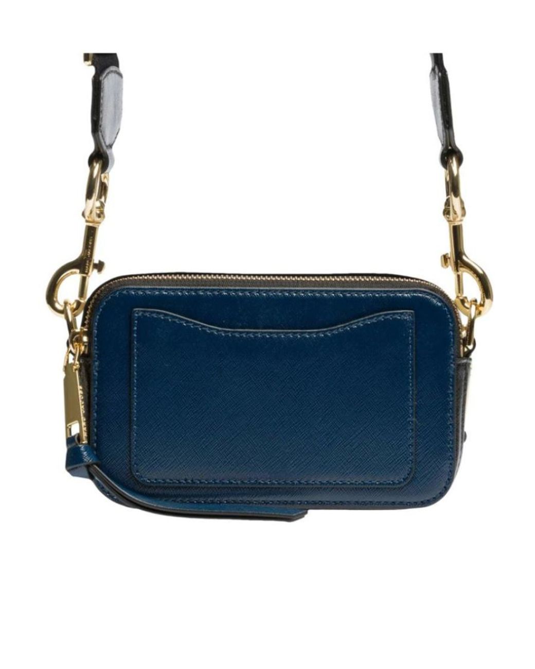 Marc Jacobs Blue The Logo Strap Snapshot Crossbody Bag